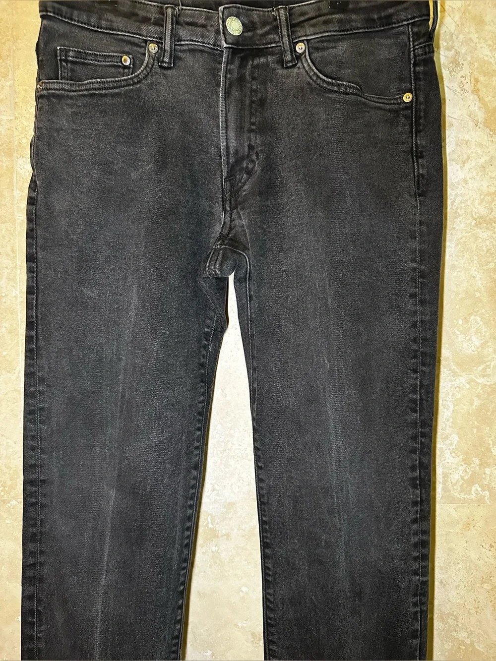 H&M (32x29 actual) Men's Black Jeans with Skinny Straight Fit